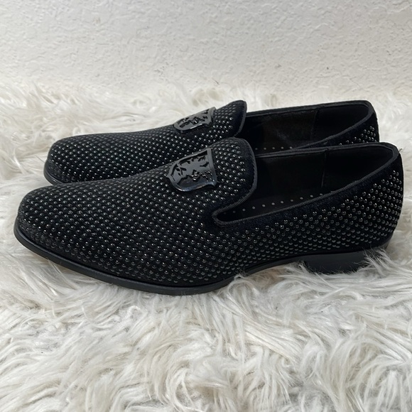 STACY ADAMS Men\'s Swagger Studded Ornament Slip-on Loafer Size 7 NEW main image 4